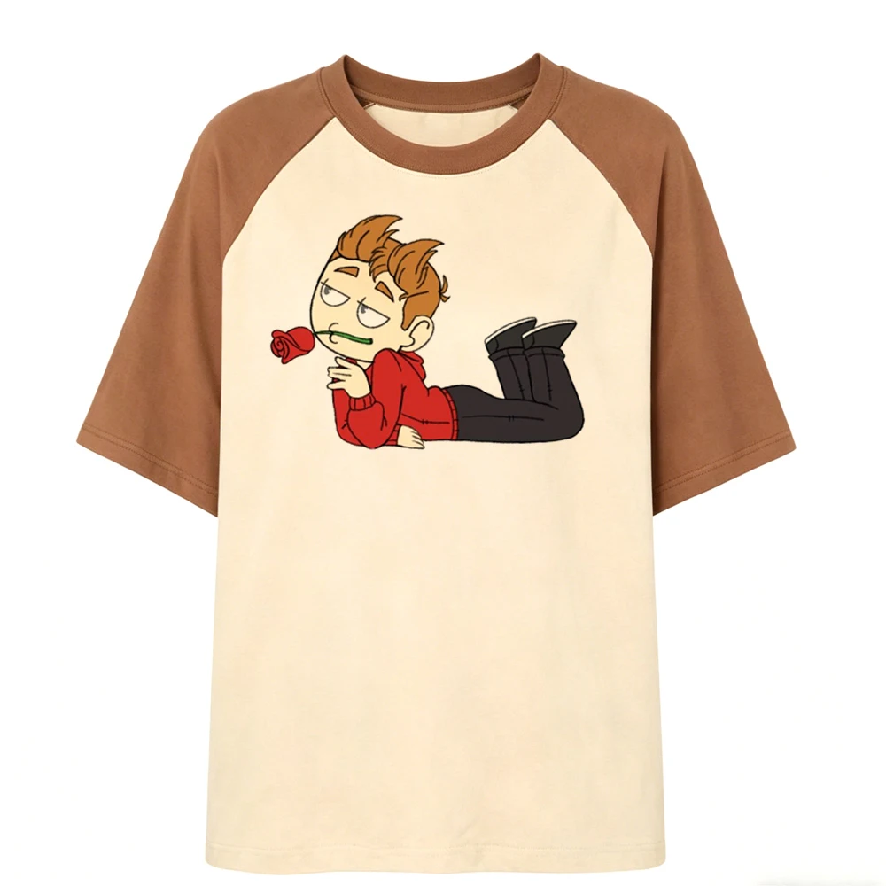 Eddsworld top tees femme summer funny cheap top tees korean fashion japanese y2k Psychedelic dollette