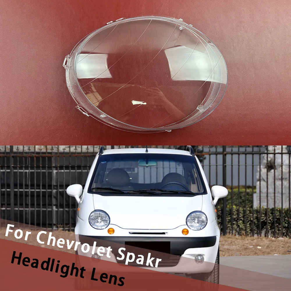 

For Chevrolet Spakr Car Headlamp Lens Cover Front Headlight Housing Transparent Lampshade Head Lamp Shell Masks Plexiglass