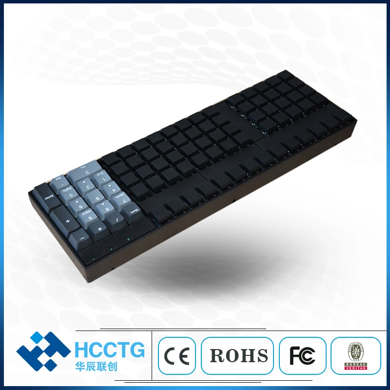 Usb Programmering Supermarkt Kassa Software 105 Toetsen Custom Pos Toetsenbord Programmeerbare KB105A