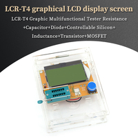 1pcs LCR-T4 ESR Meter Transistor Tester Diode Triode Capacitance SCR Inductance New Drop Ship Liludin
