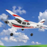 Cessna-182 RC Airplane, 2.4GHz 2&3CH EPP Craft Electric RC Glider plane Outdoor Fixed Wing Aircraft for Kids Beginners Adult
