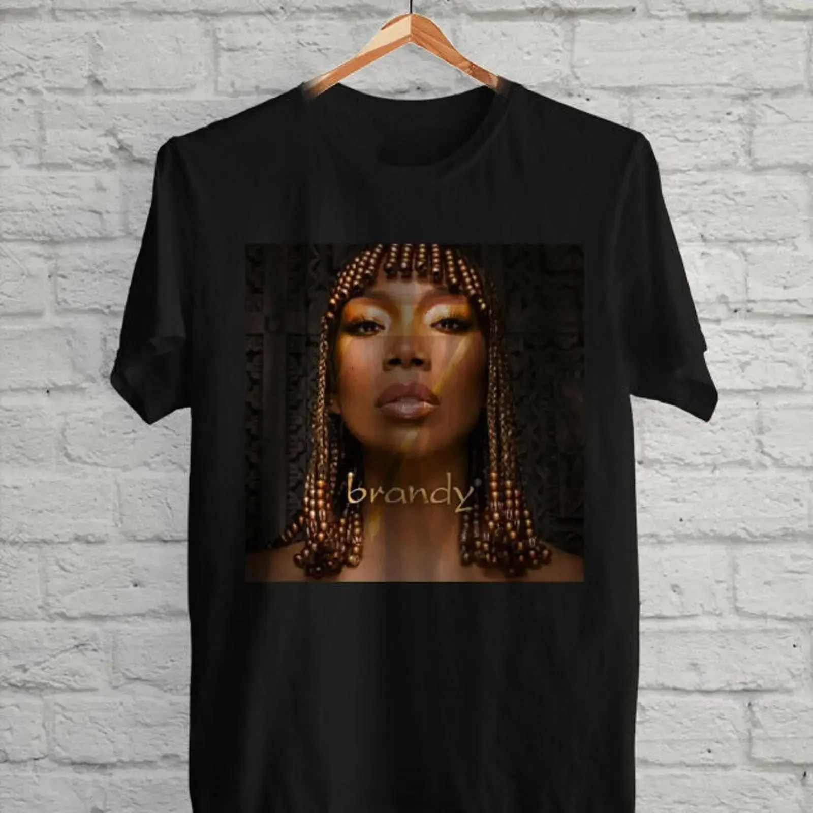 Лидер продаж: Мужская футболка Brandy Norwood B7 с принтом обложки альбома, из плотного хлопка, размер USA, винтажная, с эффектом потертости, стильная, удобная, повседневная