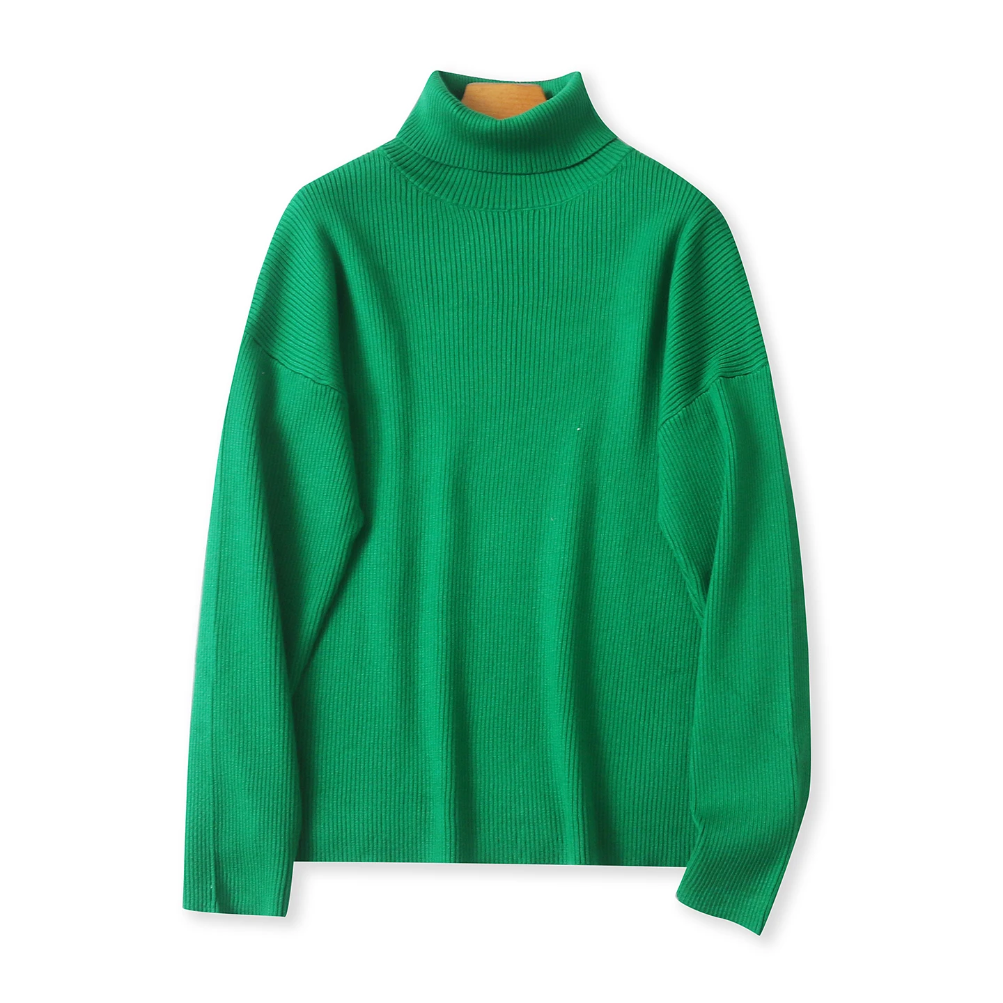 เสื้อสเวตเตอร์คอสูง แขนยาว เรียบง่าย สวมใส่ได้หลากหลาย เหมาะสำหรับใส่เป็นเสื้อตัวใน แฟชั่นผู้หญิง ฤดูใบไม้ร่วง ฤดูหนาว รุ่นใหม่ สไตล์ลำลอง ทรงตรง แบบพื้นฐาน