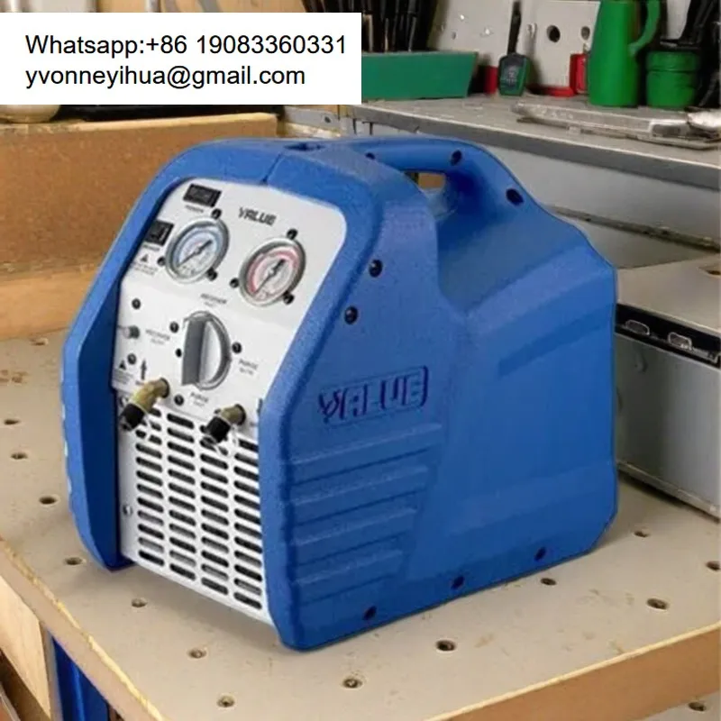 

VRR12L Refrigerant Filling Refrigerant Fluorine Extractor 220V Mini Air Conditioning Refrigerant Freon Recovery Machine