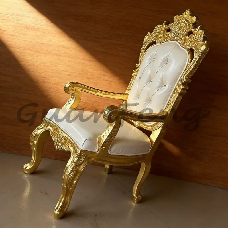Upscale European‑Style Wedding Banquet Chair Luxury Hall Seating Fit for Hotel, Clubhouse, Villa Apartment and Dining Restaurant