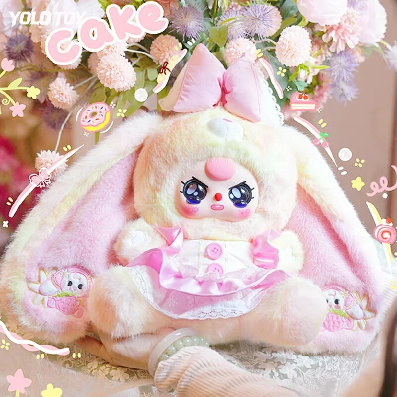 

Baby Three Lili Rabbit Town Series 5 400% Plush Blind Box Doll Stuffed Soft Toy For Anime Collection 、Gift