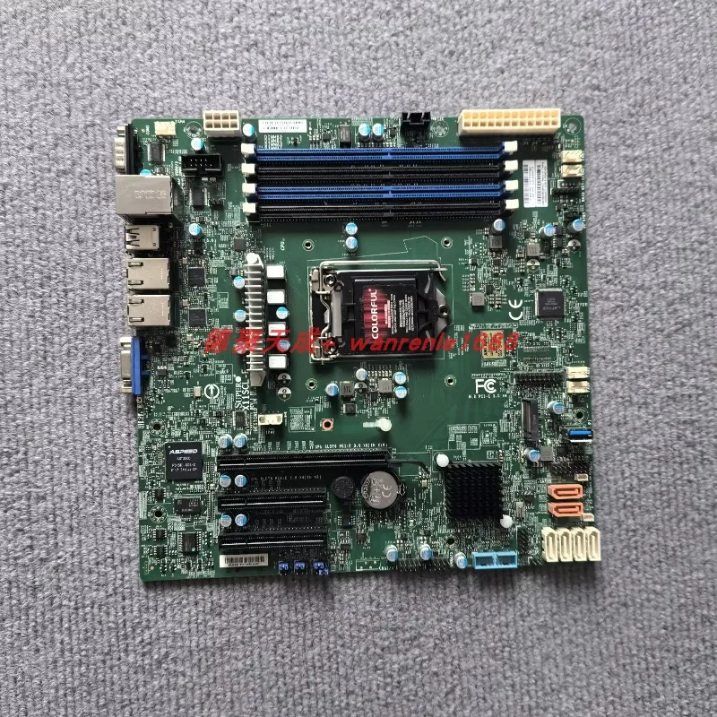 الأصلي AMI X11SCL-F قناة واحدة C242 رقاقة LGA 1151 دبوس الخادم اللوحة الرئيسية-E2284CPU