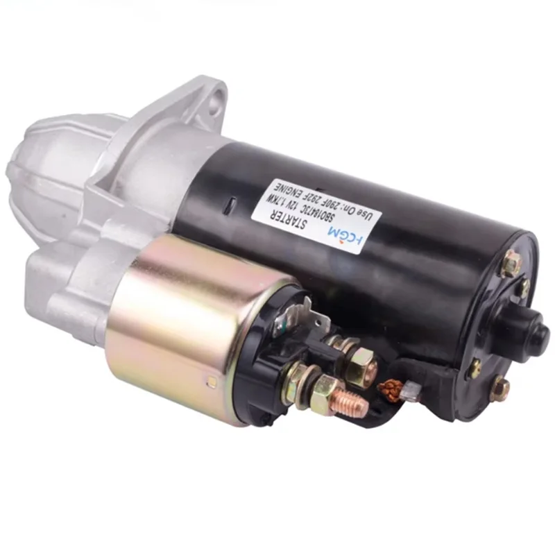 SBO18473C Diesel Engine Motor Starter for 290F 292F 12V 1.7Kw Two-Cylinder Diesel Generator Parts Starter Motor 9 Gear Teeth