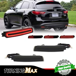 Rear Bumper Reflector Tail/Brake Lights LED Rear Fog Lights For Nissan Juke Murano Quest Sentra For Infiniti FX35 FX37 FX50 QX70