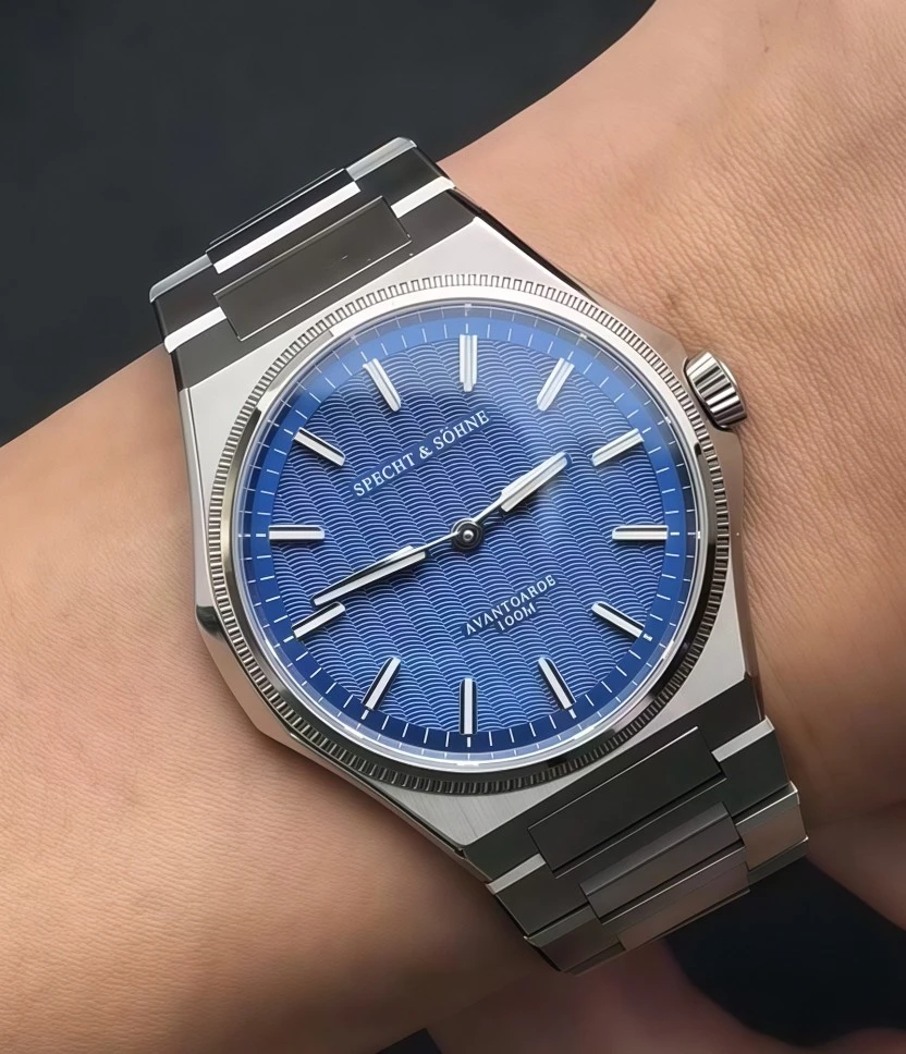 2026 Specht&Söhne Роскошные модные мужские часы с кварцевым механизмом Randa 751, ультратонкие, из нержавеющей стали, светящиеся, водонепроницаемые, 39.8 мм