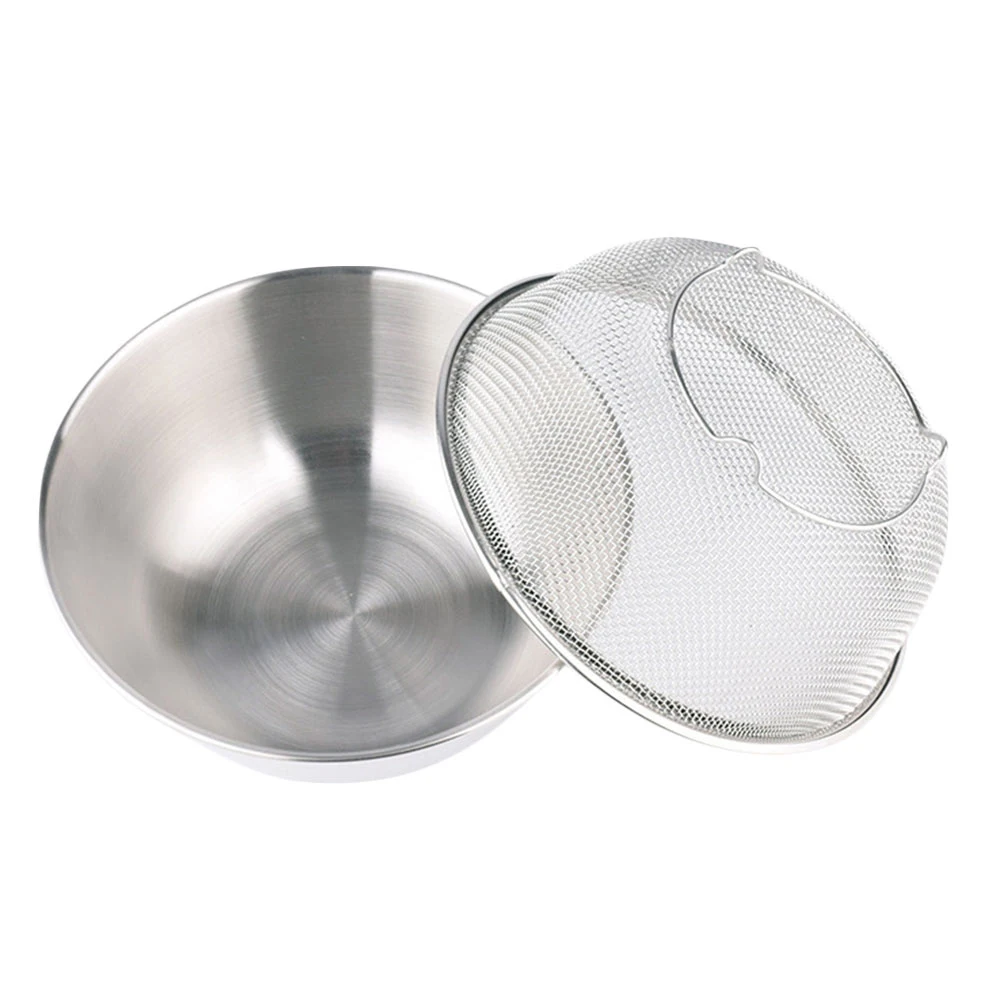 

Stainless Steel Drain Basket Fruit Vegetable Drainage Bowl Kitchen Tool Home Drying Salad Basin Kitchen Supplies Stainless Steel
