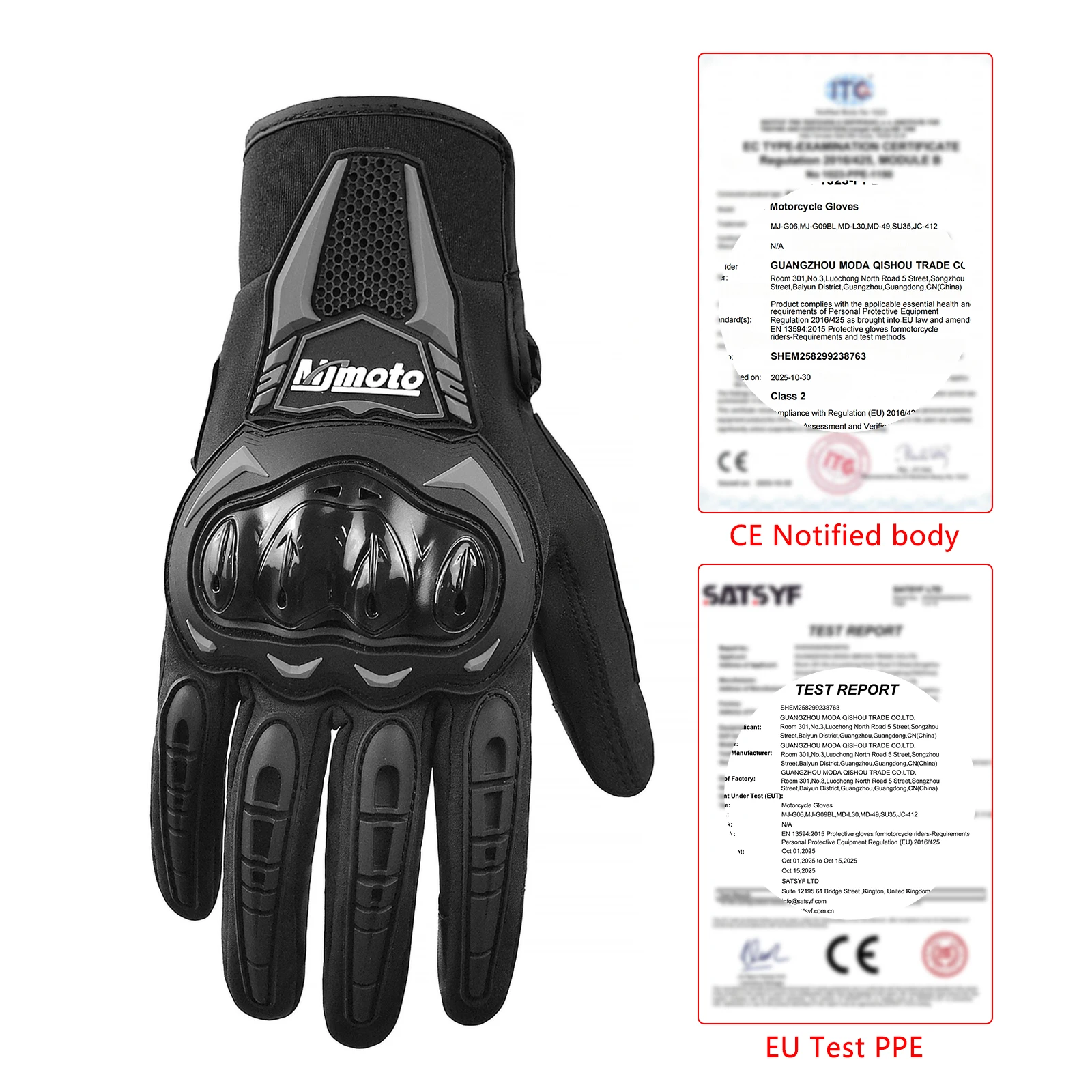 CE Certified Winter Thermal Motorcycle Gloves Spring Autumn Windproof Biker Commute Riding Gloves For Men Women Moto Equipment
