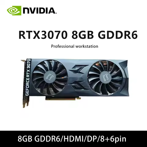 RTX 3070 8GB GDDR6 Graphics Card NVIDIA GeForce RTX 3070 256-bit Gaming Video Card PCI-E 4.0 Ray Tracing DLSS Desktop GPU