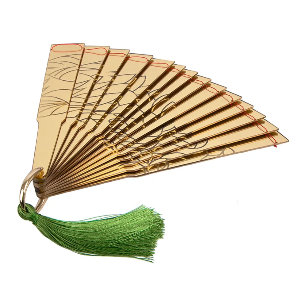 Fantasy Kimetsu Cosplay Douma Costume Golden Lotus Silk Folding Fan Cosplay Anime Props Halloween Party Accessaries