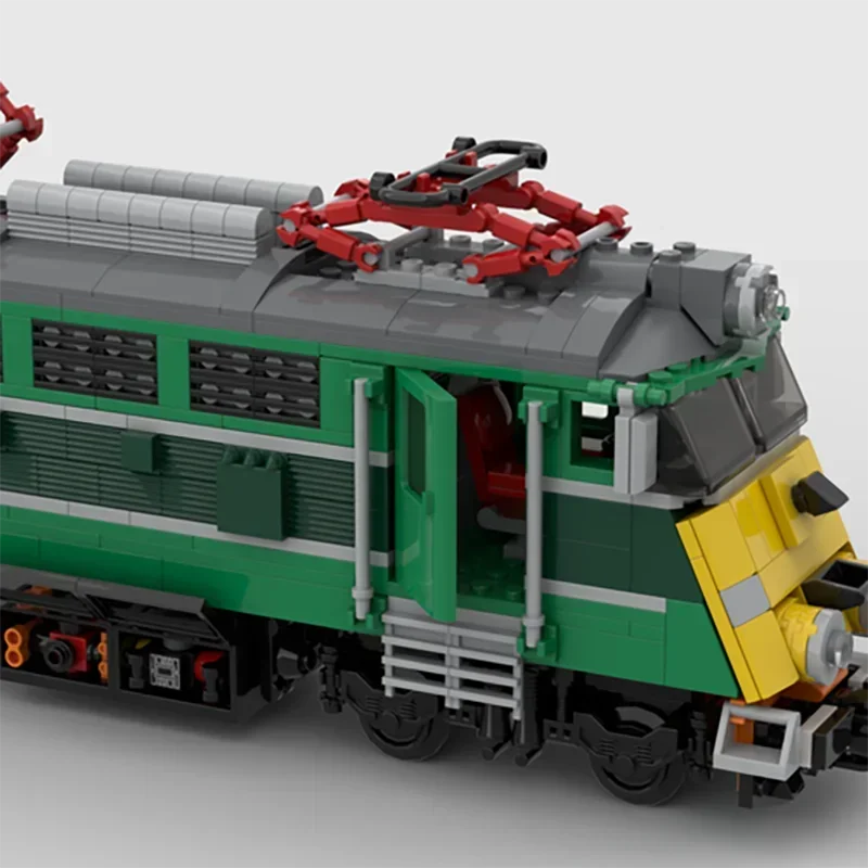 Railway Train Series Moc Building Bricks EP-07 Locomotive Train Model Building Technology Modular Block DIY Toy Holiday Gifts