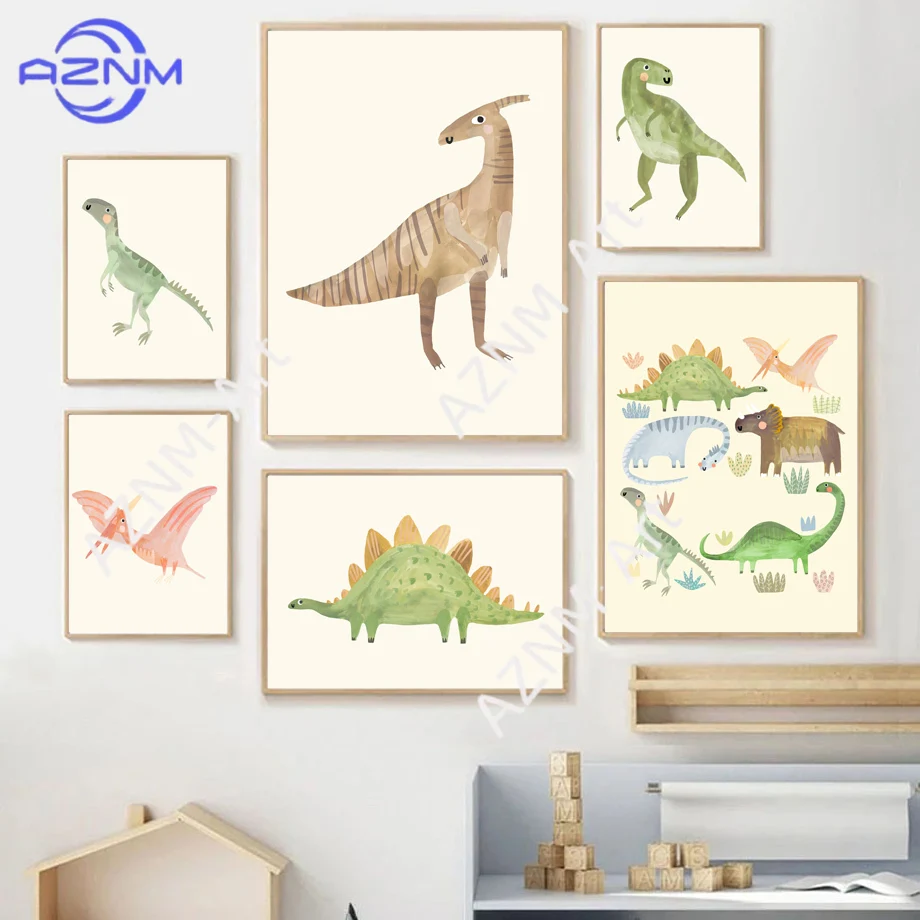 Cartoon Dinosaur Ty…