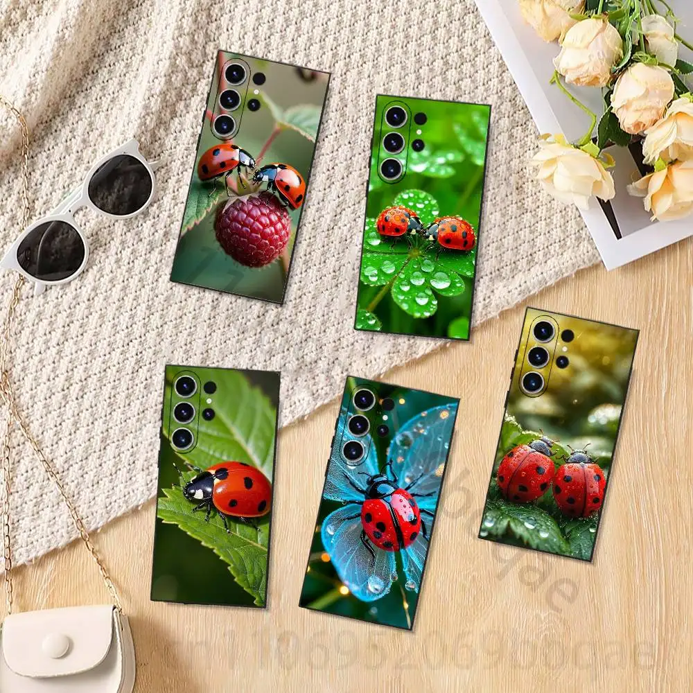 Seven-spotted ladybug Phone Case For Samsung Galaxy S26,25,24,23,22,21,20Plus Ultra