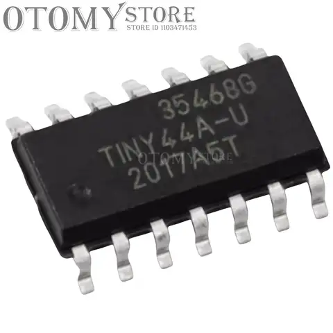 2PCS 100% NEW ATTINY44A-SSU ATTINY44A ATTINY44 embedded microcontroller chip SOP-14 package Chipset