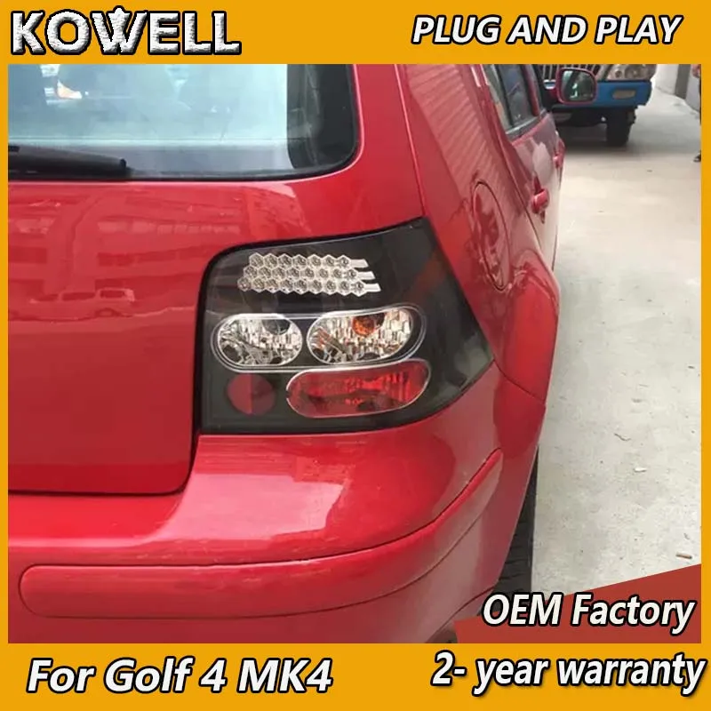 Car Styling for VW Golf 4 Tail Lights 2004-2008 Golf 4 MK4 Tail Light Rear DRL Fog Brake Reversing Turn Signal