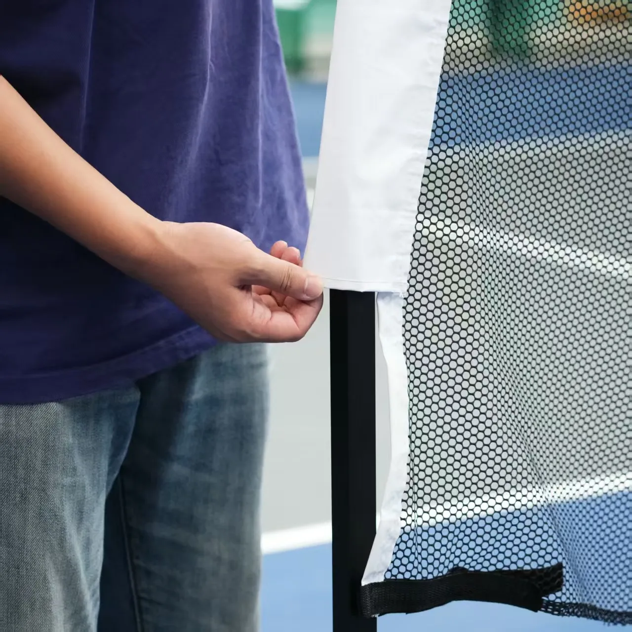 

Профессиональная универсальная портативная складная сетка для пиклбола для занятий спортом на открытом воздухе для игроков в пиклбол