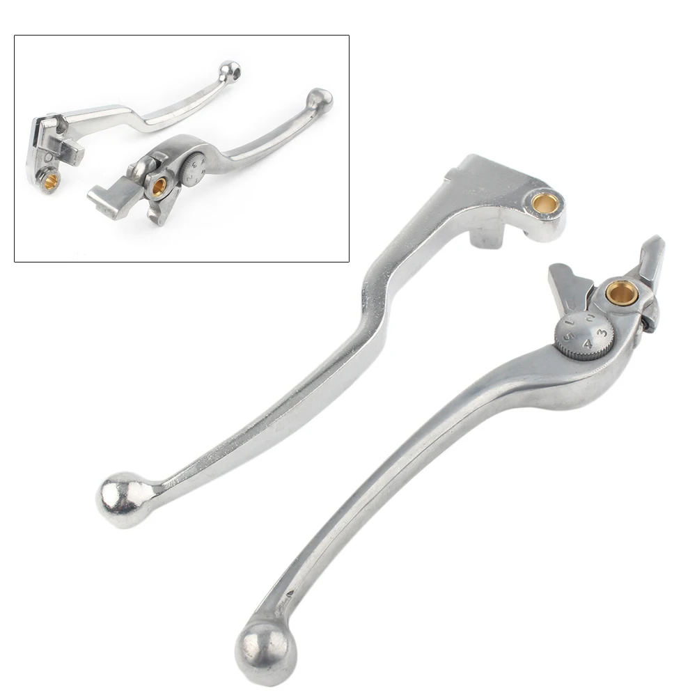 Chrome Motorcycle Brake Clutch Hand Lever Left Right For Yamaha YZF R1 R6 1999-2003 &  FZ1 FZS1000 2001-2005 & YZF R6S 2006-2010