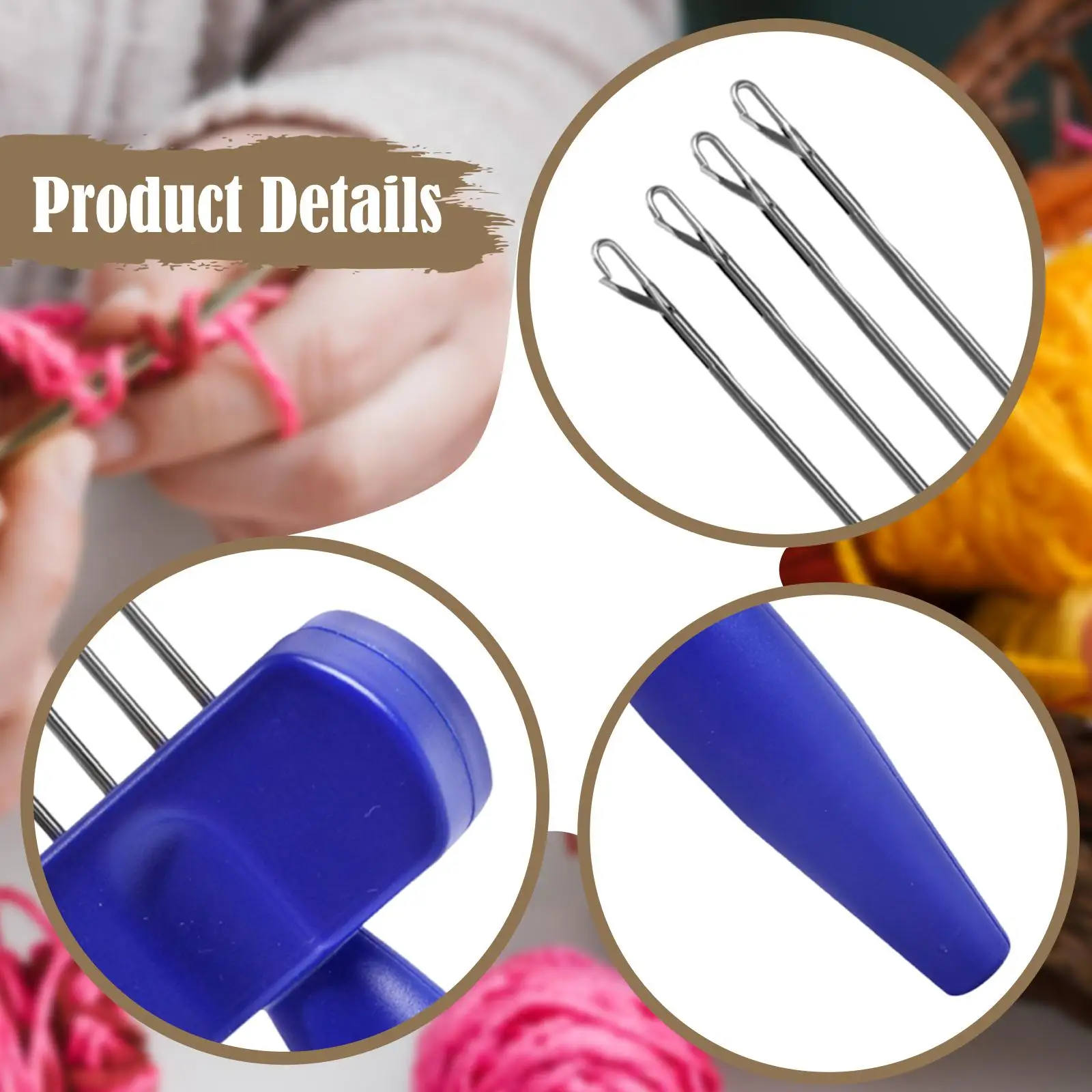 

Cord Knitting Tool, Crafts Crafting Edging on Knitting Projects, Efficient