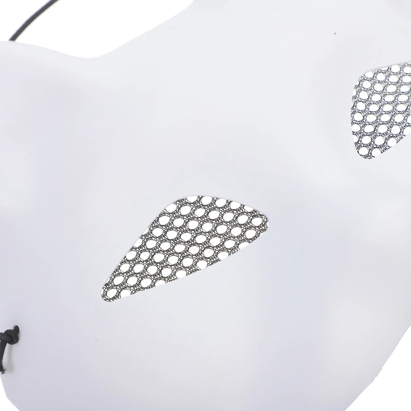 3 قطع من قناع وجه القطة غير المكتمل DIY فارغ من مادة PVC خفيف الوزن وقابل للطلاء، لوازم تنكرية لحفلات الهالوين والحفلات الراقصة