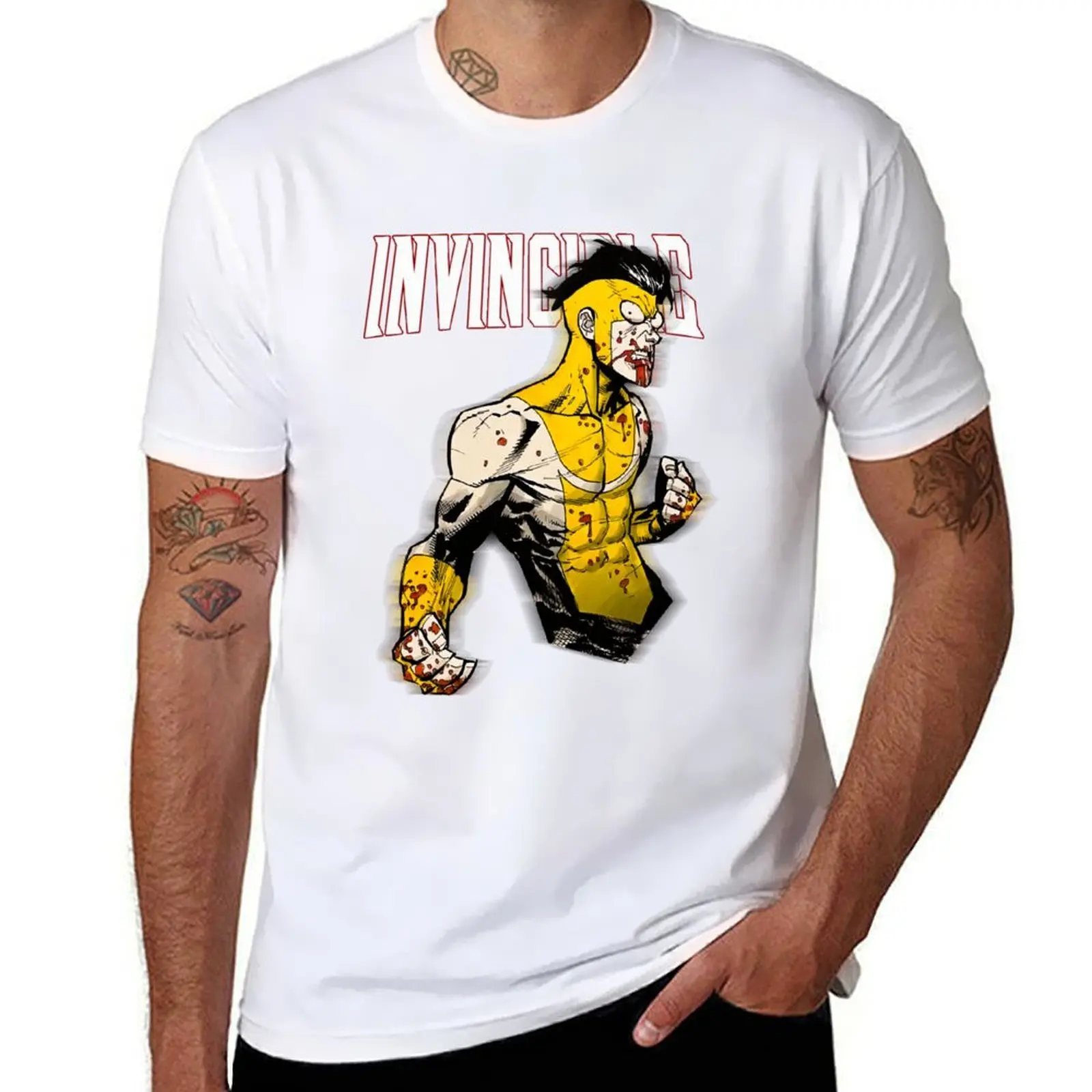 

Invincible Graphic T-Shirt t shirts for man graphic vintage cotton t shirts high quality T-Shirt