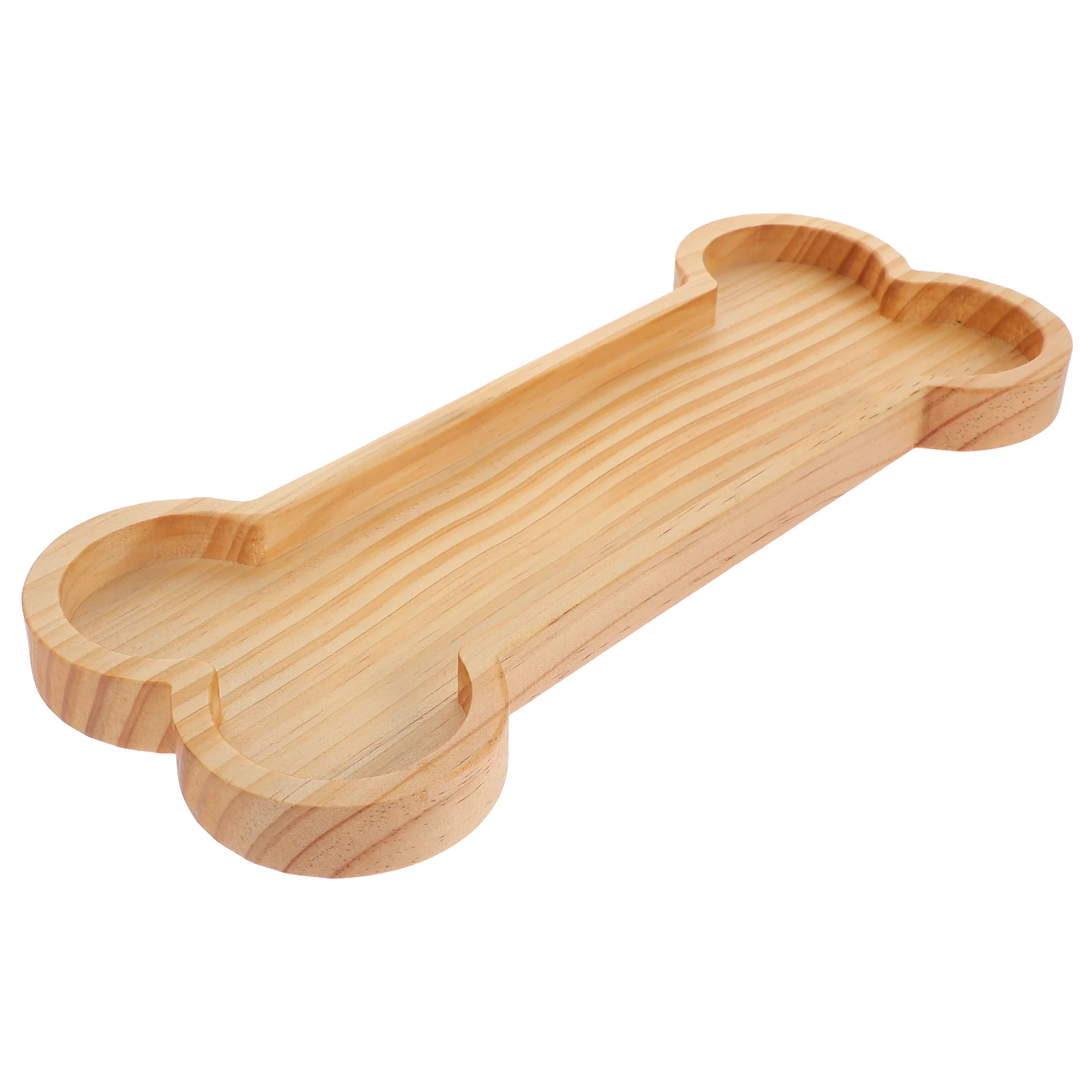 Bone Tray Food Kids Hamper Wood Fruits Kitchen Utensil Baskets Dessert Holder Wooden Plate Serving