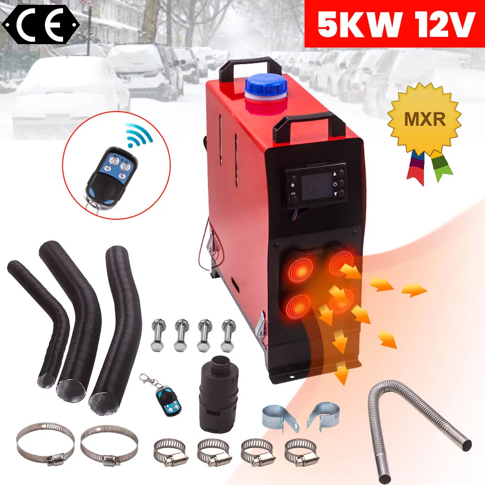 5KW 12V Auto Diesel-heizung Standheizung Luftheizung Air Heater LCD Bus Boot