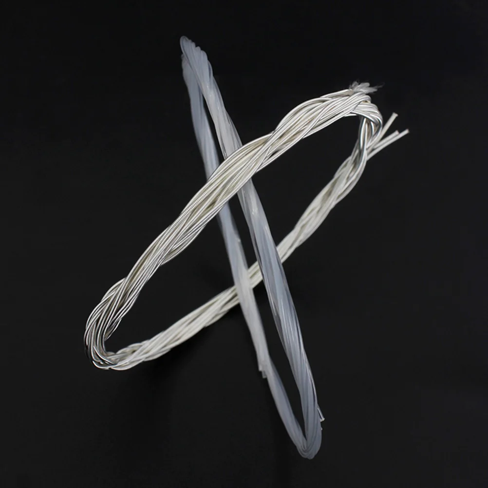 

6 Pcs Classical Guitar Strings Acoustic & Parts Replacement Supplies Transparent Nylon Optical Student Accessories