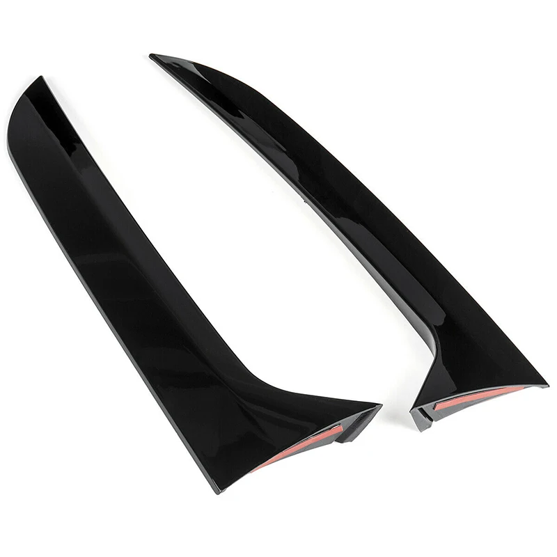 2pcs Set Rear Window Side Spoiler Canard Splitter Trim Replacement fit for VW Tiguan MK1 2007-2016 2015 2014 2013 2012 2011 2010