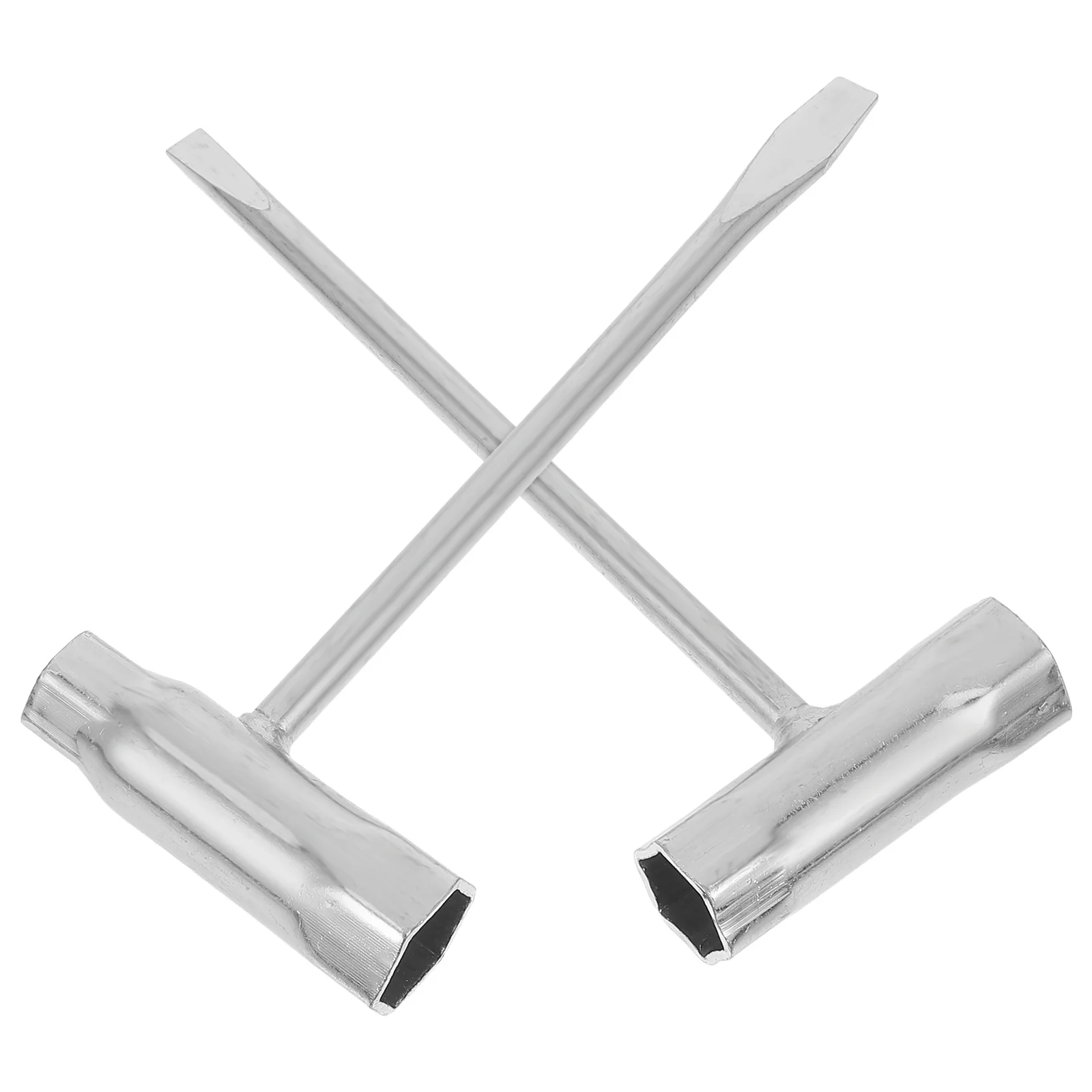 

2pcs Steel Socket Wrench Set Chainsaw Tool Kit Replacement Scrench T-Wrench For Logging Accessories Thickened Barrel Compact