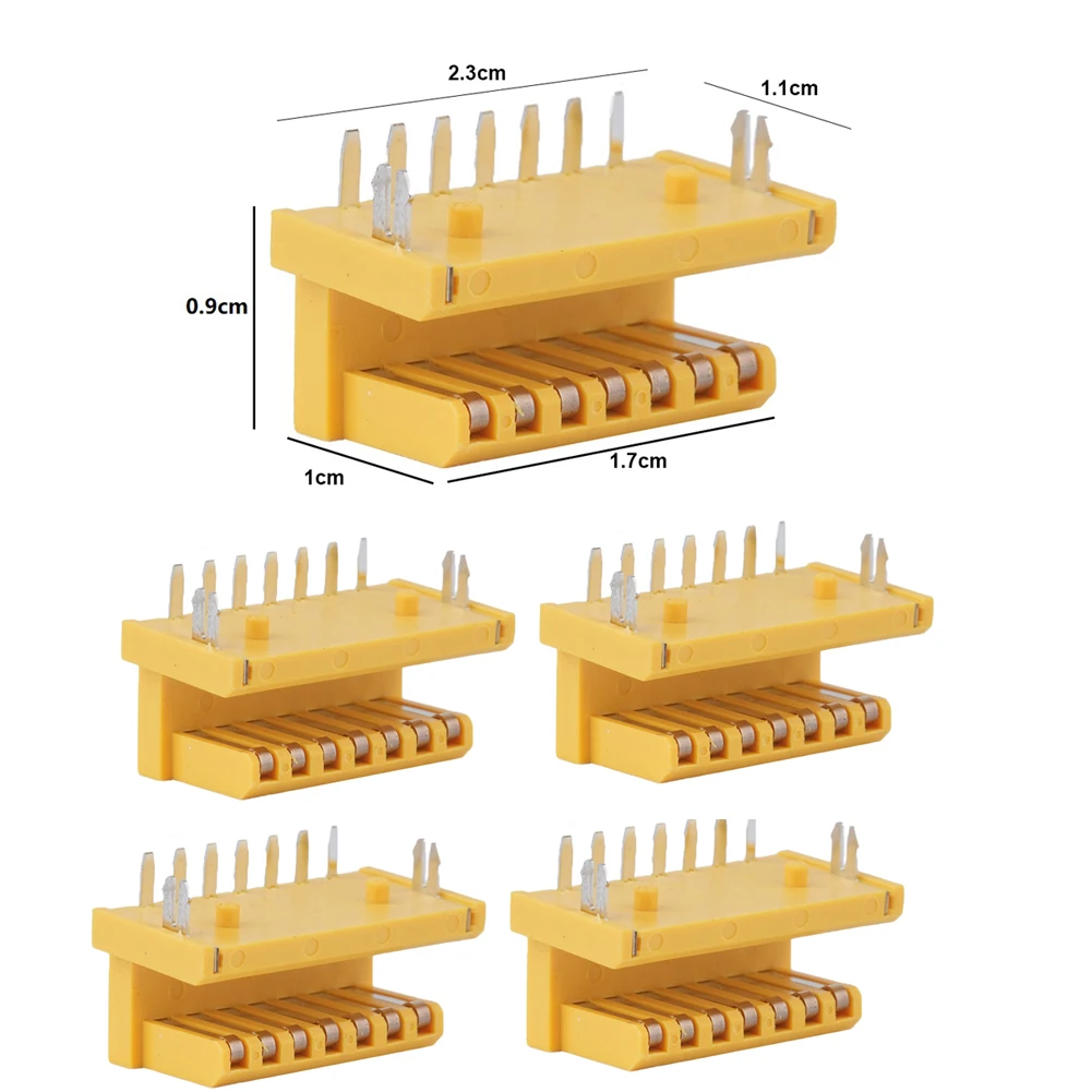 1 2 5pcs BL1850 BL1830 PCB Charging Protection Board Connector Terminal For 18V Li-ion Battery PCB Board Tools Part