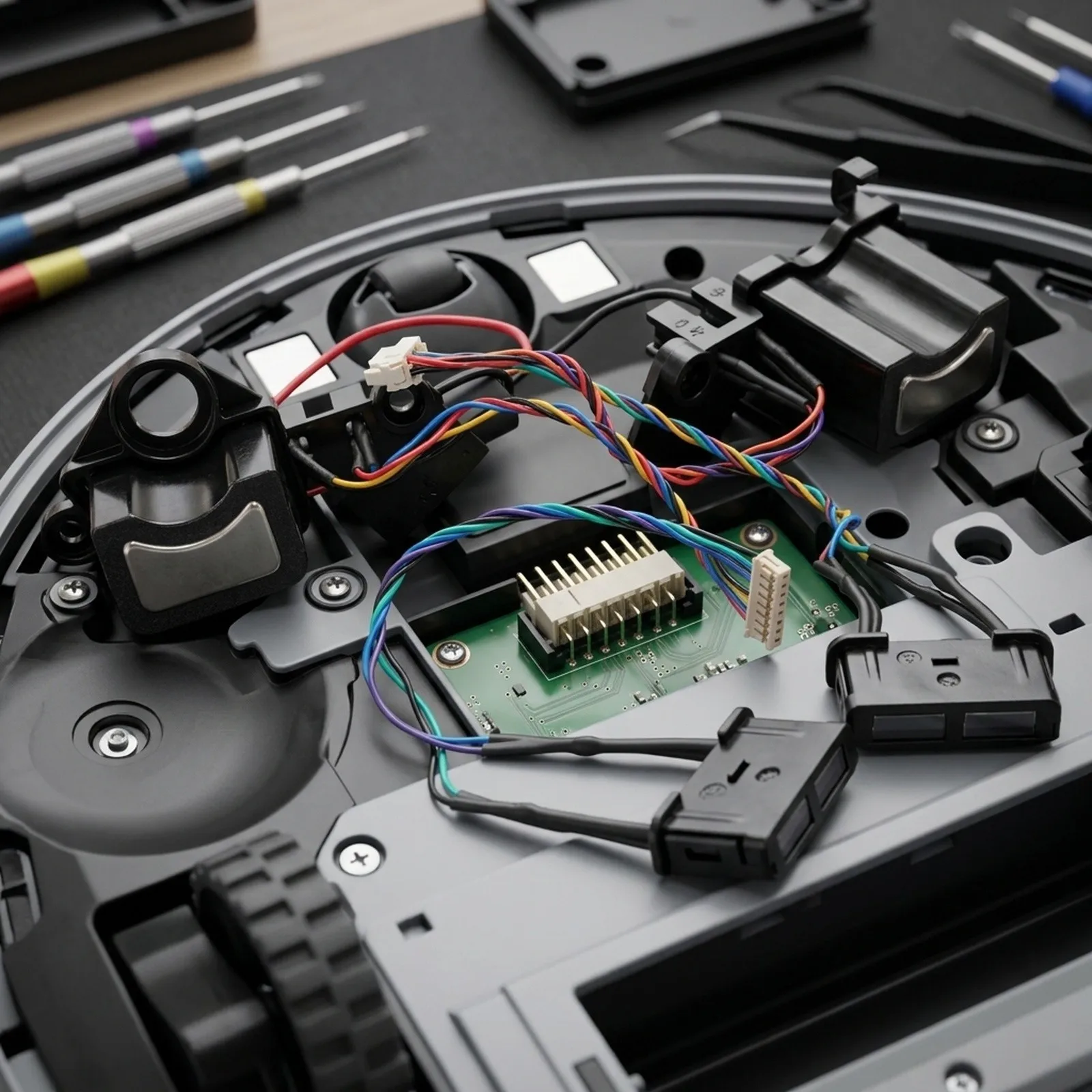 Enhanced Durability Charging Contacts and Front AntiDrop Sensor Replacement Pack For EcovacsT9 for aivi 20120110004