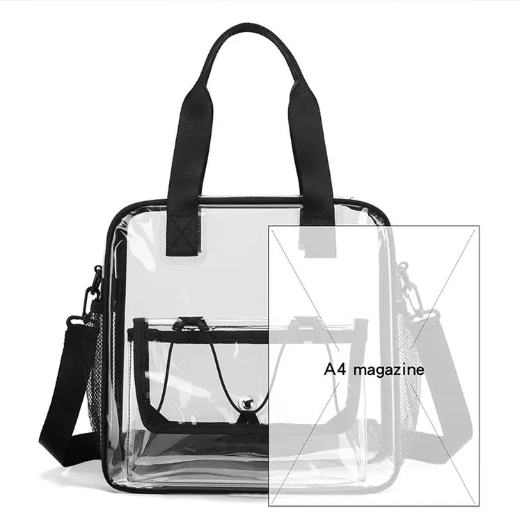 

Large Capaci PVC Travel Storage Bag Beach Swimming oulder Crossbody Jelly Bag Wet And Dry Separation Fitn Bag