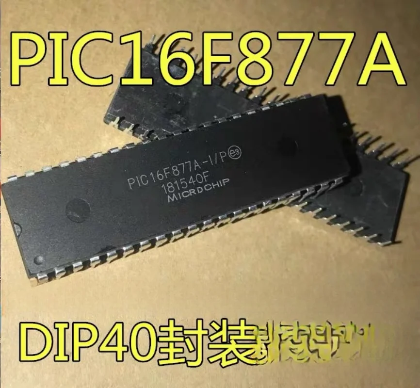 

100% new original PIC16F877A-I/P PIC16F877 in-line DIP-40 8-bit CMOS microcontroller original authentic