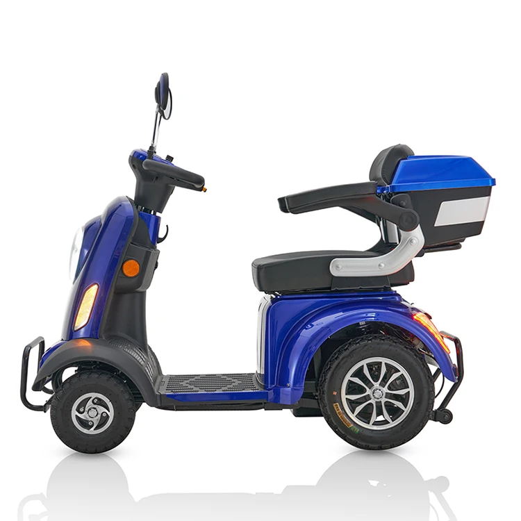 CE-certified High Quality Mobility Scooter Electric 4 Wheels 500w 48v Elderly Disabled Medical Equipment With Canopy Roof