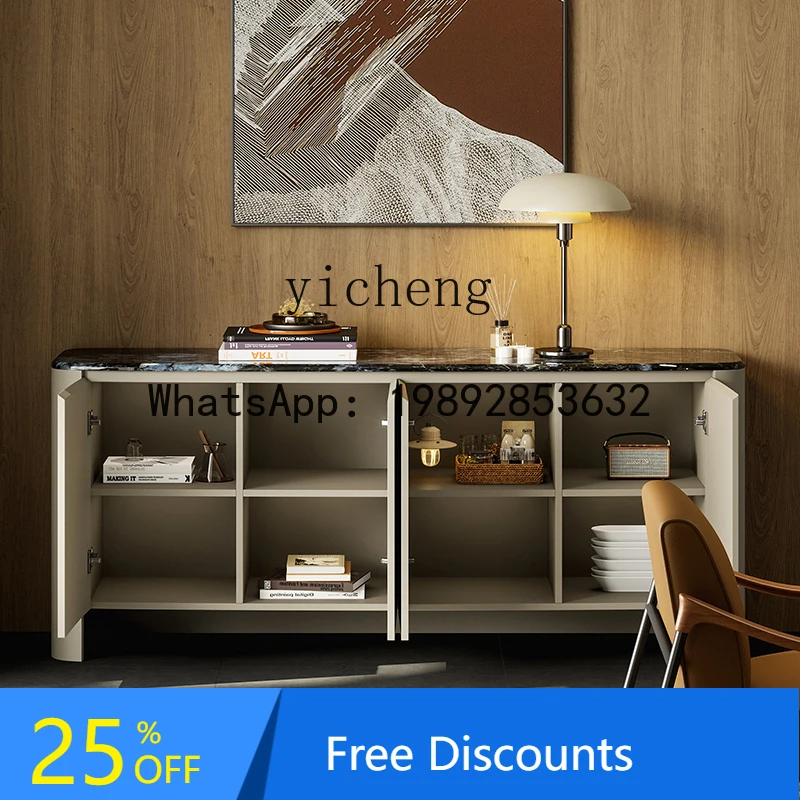 

high-end light luxury dining side cabinet modern simple shoe cabinet living room wall storage cabinet living room decoration