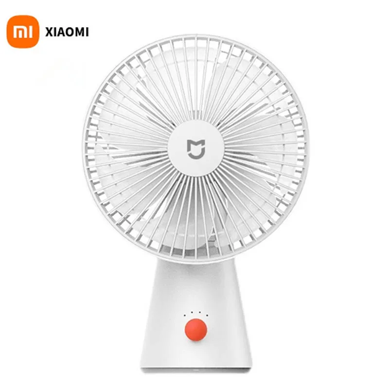 

Xiaomi Mijia Desktop Mobile Fan Super Sound-off Desktop/Handheld Dual-use Soft Wind Office Tool Study Companion