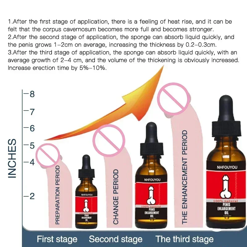 Aceite para agrandar el pene, crecimiento espesante para hombre, líquido para agrandar el pene, erección, mejora el cuidado, masaje, aceite para agrandar