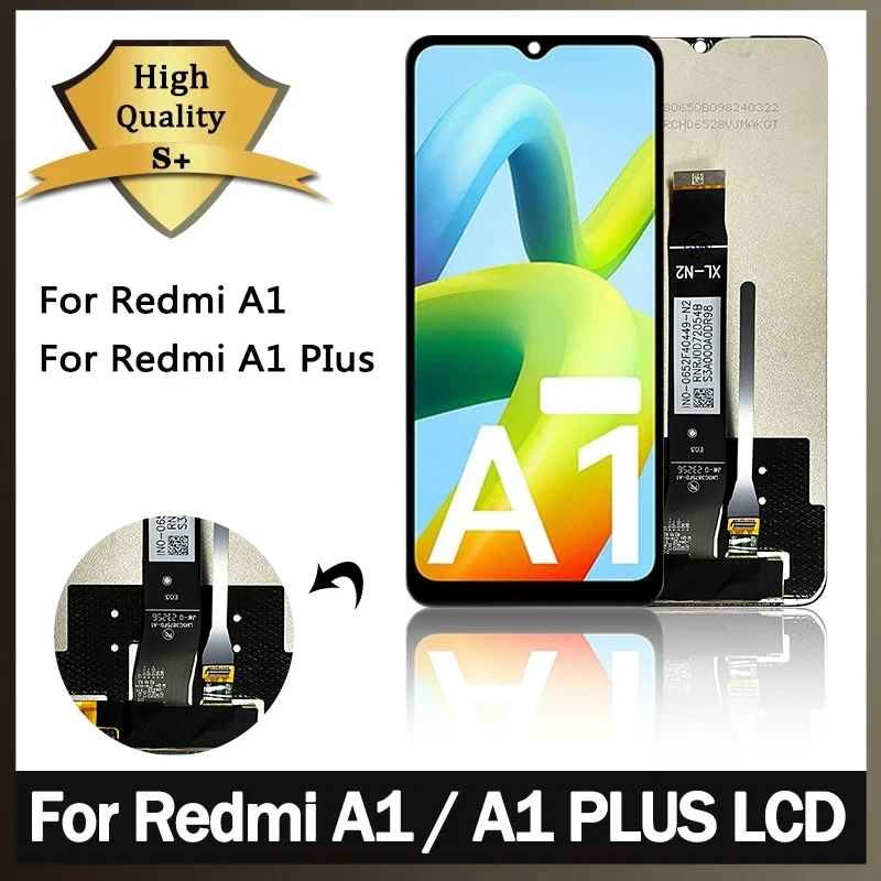 Pantalla de 6,52 pulgadas para Xiaomi Redmi A1 Plus pantalla LCD MONTAJE DE digitalizador con pantalla táctil para Redmi A1 A1+ 220733 SI SI 220733