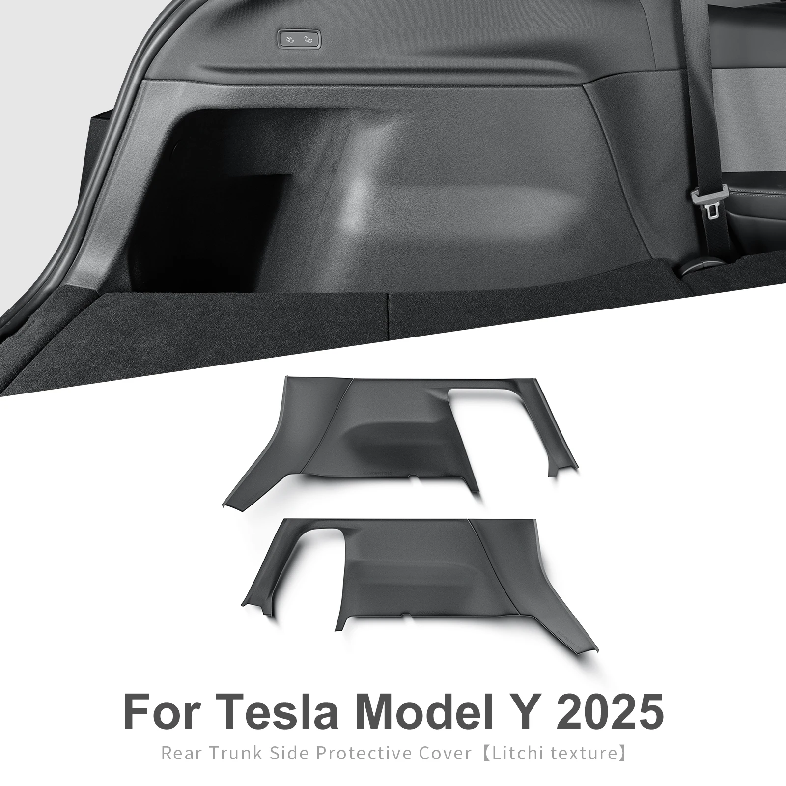 Car Anti-dirty Pad Accessories for Tesla Model Y Juniper/Launch 2025 Rear Trunk Side Anti-Kick Pad Full Coverage Protection Kit
