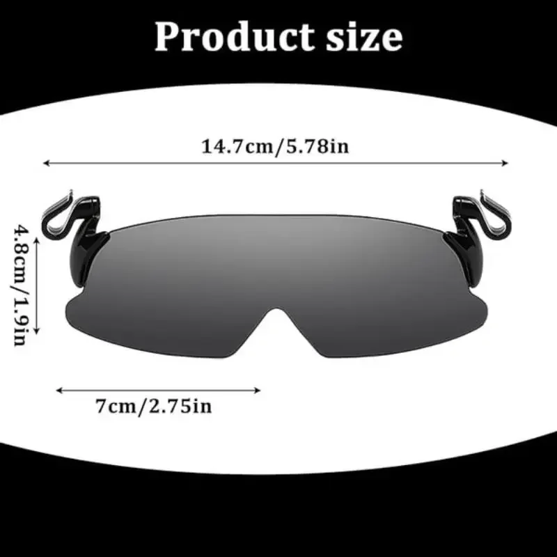 2024 neue polarisierte Clip-Cap-Sonnenbrille beschichtet polarisierte Clip-On-Sonnenbrille verstellbare Fahr-UV-Schutzbrille für den Außenbereich