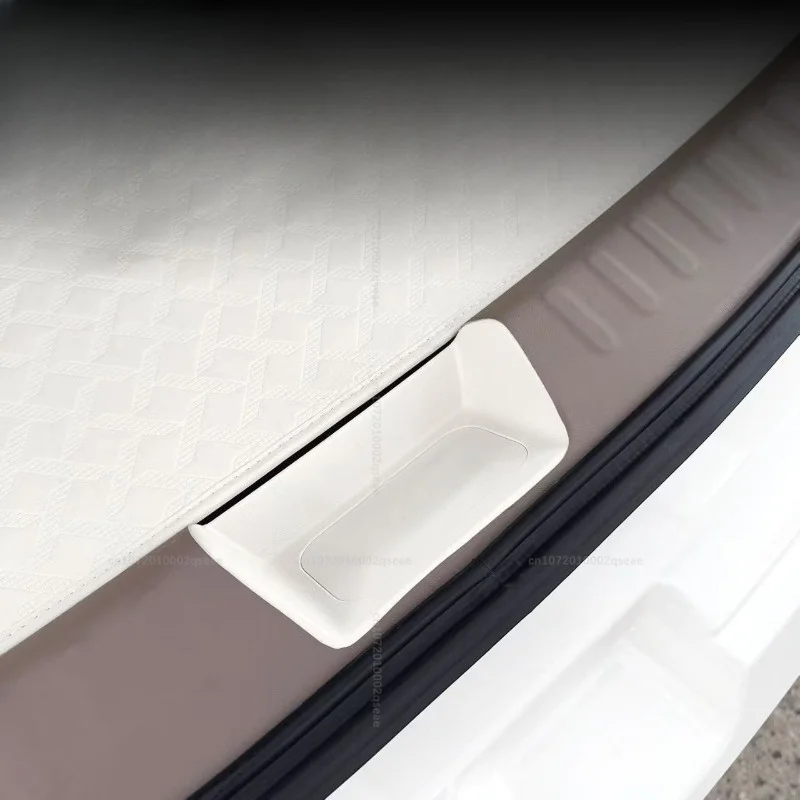 Auto-Kofferraum-Schwellenschutz aus Leder, Kratzfest, Verschleißbeständig, Dekor-Aufkleber Zubehör für GWM ORA 5 2026 2027 – Detail 4