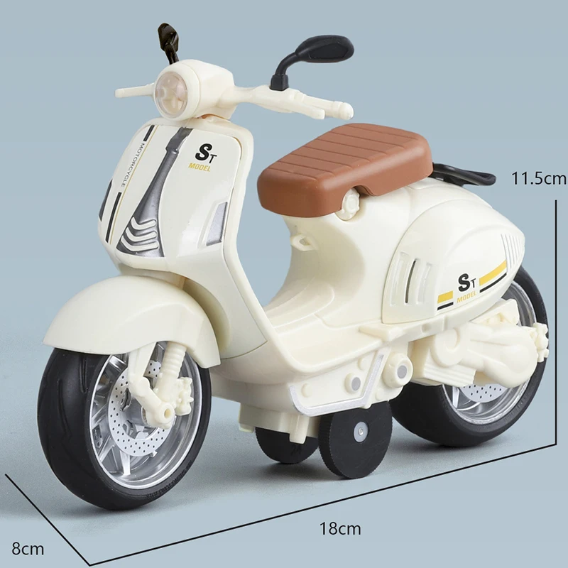 1:10 Mini Model Alloy Motorcycle Diecast Simulation Sound And Light Toy Vehicles Motorcycles Collection Gifts Toys for boys