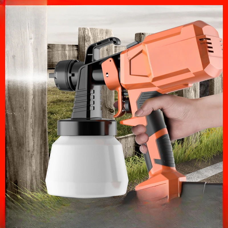 Electric spray gun, household paint, latex     machine, small     , lithium electric