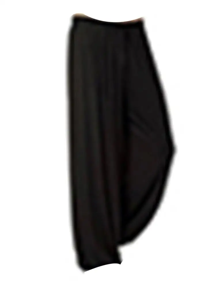 Pantalon de yoga à jambes larges pour hommes, pantalon long décontracté, exercice de téléphones, chapelle Tai, document solide