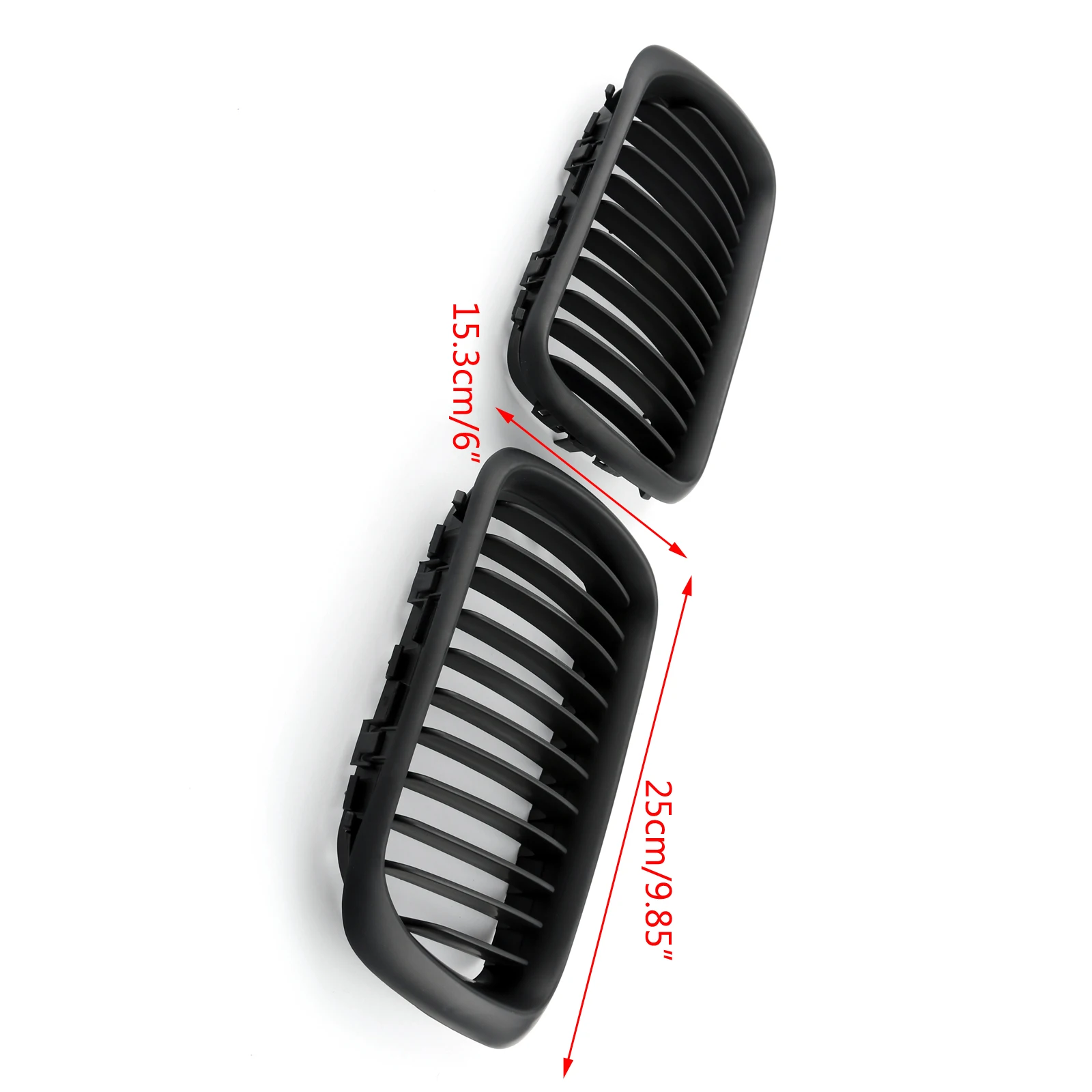 Artudatech Matt Black Передняя решетка почек Сетчатая решетка для BMW E36 1997-1999 гг. 3 серии