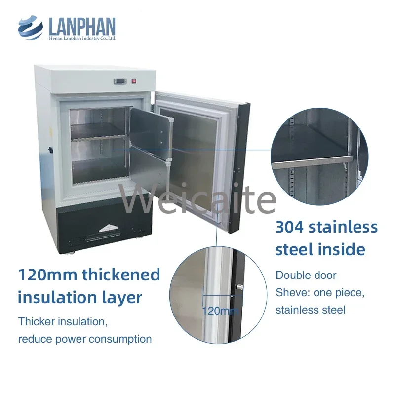 Laboratory  -86 Degree Ultra Low Temperature Freezer ULT  Vaccine Freezer